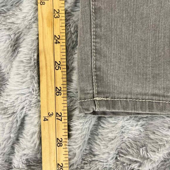 Gloria Vanderbilt Women's Jeans Size 14 Crop Gray  All Around Slimming Effect - Picture 7 of 8